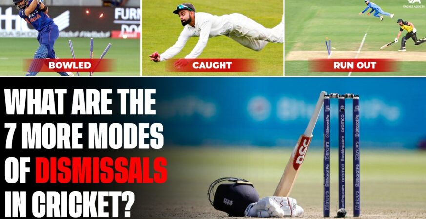 modes of dismissals in cridket