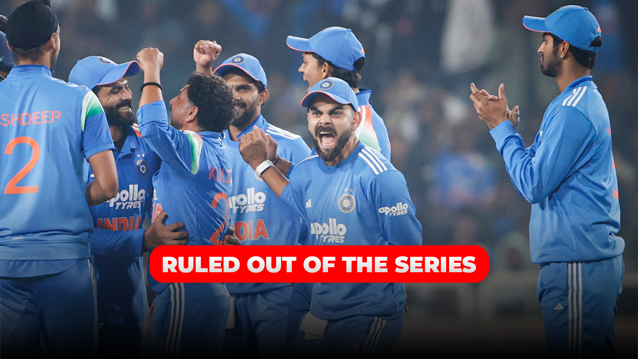 India all-rounder Washington Sundar has been ruled out of the remaining two One-Day International matches against New Zealand